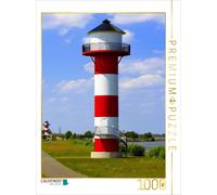 CALVENDO Puzzle Elbe Lighthouse, Altes Land | 1000 pieces, finished size 25.2 ×