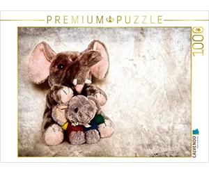 CALVENDO Puzzle Elefant 1000 Teile Puzzle quer 1000 Pieces 64 x 48 cm from Jennifer Chrystal