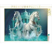 CALVENDO Puzzle Elegant Horses | 1000 pieces, finished size 25.2 × 18.9 in (64 ×