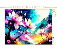 CALVENDO Puzzle élégant Magnolia en Pleine Floraison | Taille de la Pose cm Puzzle Photo pour des Heures heureuses