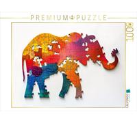 CALVENDO Puzzle éléphant | 1000 pièces de Taille de la Pose 64 x 48 cm Puzzle Photo pour des Heures heureuses