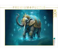 CALVENDO Puzzle Elephant | 1000 pieces, finished size 25.2 × 18.9 in (64 × 48 cm