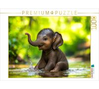 CALVENDO Puzzle Elephants | 1000 pieces, finished size 25.2 × 18.9 in (64 × 48 c
