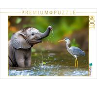 CALVENDO Puzzle Elephants | 1000 pieces, finished size 25.2 × 18.9 in (64 × 48 c