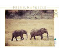 CALVENDO Puzzle Éléphants du Serengeti 1000 Pieces 64 x 48 cm from Salke Hartung