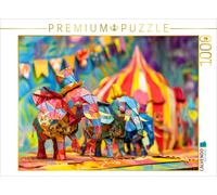 CALVENDO Puzzle Elephants in a paper circus. | 1000 pieces, finished size 25.2 ×