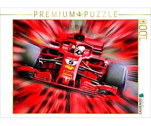 CALVENDO Puzzle Encore Plus de Puissance Italo : l'allemand Sebastian Vettel Chasse Les Records du légendaire Schumi. 1000 pièces Taille de la Pose 64 x 48 cm Photo Puzzle Image de DeVerviers