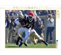 CALVENDO Puzzle Endzone - American Football | 1000 Teile Lege-Größe 64 × 48 cm F