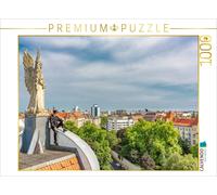 CALVENDO Puzzle Engel und Schornsteinfeger über Berlin | 1000 Teile Lege-Größe 6