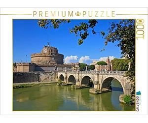 CALVENDO Puzzle Engelsburg und Engelsbrücke in Rom 1000 Teile Puzzle quer 1000 Pieces 64 x 48 cm from Elisabeth Schittenhelm