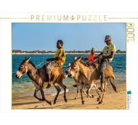 CALVENDO Puzzle Entraînement pour la Course annuelle des ânes | 1000 pièces Taille de la Ponte 64 x 48 cm Puzzle Photo pour des Heures heureuses