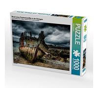 CALVENDO Puzzle Épave d'un Bateau de pêche en Bretagne 1000 Pieces 64 x 48 cm from Alain Gaymard