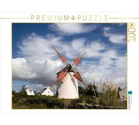 CALVENDO Puzzle Erdeven - Moulin de Narbon 1000 Teile Puzzle quer 1000 Pieces 64 x 48 cm from Frauke Scholz