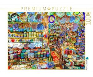 CALVENDO Puzzle Étalage de marché avec des céramiques au Grand Bazar 1000 Pieces 64 x 48 cm from Christian Müller