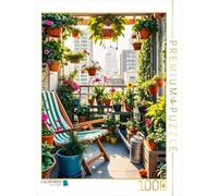 CALVENDO Puzzle été sur Le Balcon | 1000 pièces Taille de la Pose 48 x 64 cm Puzzle Photo pour des Heures heureuses