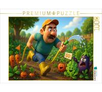 CALVENDO Puzzle Evening training - watering in the garden | 1000 pieces, finishe