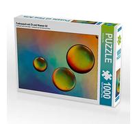 CALVENDO Puzzle Farbrausch mit Öl und Wasser 02 1000 Teile Puzzle quer 1000 Pieces 64 x 48 cm from Veronika Rix
