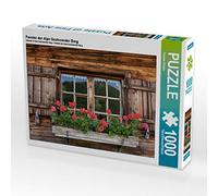 CALVENDO Puzzle Fenster der Alpe Gschwender Berg 1000 Teile Puzzle quer 1000 Pieces 64 x 48 cm from TomKli