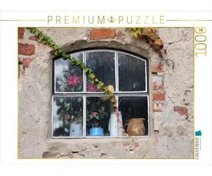 CALVENDO Puzzle Fenster mit Efeuranken 1000 Teile Puzzle quer 1000 Pieces 64 x 48 cm from SchnelleWelten