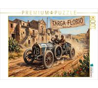 CALVENDO Puzzle Ferdinando Minoia of Milan in 1908 with the Isotta-Fraschini | 1