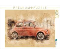 CALVENDO Puzzle Fiat Nuova 500 1000 Pieces 64 x 48 cm from Peter Roder