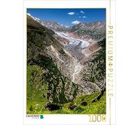 CALVENDO Puzzle Fieschergletscher (Valais - Suisse) 1000 Pieces 48 x 64 cm from Sandra Schänzer