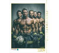 CALVENDO Puzzle Feu et Passion - Pompiers Sexy en Action | 1000 pièces de Taille 48 x 64 cm Puzzle Photo pour des Heures heureuses