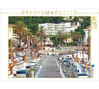 CALVENDO Puzzle Fischerboote im Hafen von Port de Sóller 1000 Teile Puzzle quer