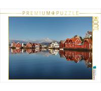 CALVENDO Puzzle Fjord Norwegen 1000 Teile Puzzle quer | 1000 Teile Lege-Größe 64