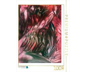 CALVENDO Puzzle Fleurs abstraites - Encaustique 1000 Pieces 48 x 64 cm from Ulrike Kröll