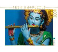 CALVENDO Puzzle Flute playing god Krishna, Ananda, India | 1000 pieces, finished