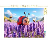 CALVENDO Puzzle Flying through the fragrant lavender field | 1000 pieces, finish