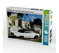 CALVENDO Puzzle Ford Thunderbird - EIN Motiv aus dem Kalender Ganz in Weiß - Elegante Oldtimer Auf Kuba - 1000 Teile Puzzle quer 1000 Pieces 64 x 48 cm from Henning Von Loewis of Menar