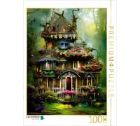 CALVENDO Puzzle Forest villa | 1000 pieces, finished size 25.2 × 18.9 in (64 × 4