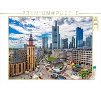 CALVENDO Puzzle Frankfurt Hauptwache und Katharinenkirche 1000 Teile Puzzle quer 1000 Pieces 64 x 48 cm from Peter Roder