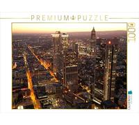 CALVENDO Puzzle Frankfurt Skyline - Blick vom Main Tower 1000 Teile Puzzle quer 1000 Pieces 64 x 48 cm from Peter Schickert