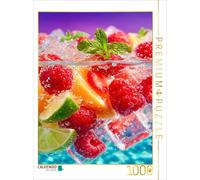 CALVENDO Puzzle Fresh fruit with ice cubes and mint | 1000 pieces, finished size