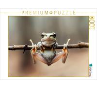 CALVENDO Puzzle Frog thinks big, even when he's small | 1000 pieces, finished si