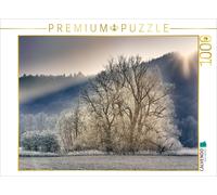 CALVENDO Puzzle Frosty pastures along the Altmühl | 1000 pieces, finished size 2