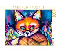 Puzzle CALVENDO Fuchs - Konf Leaf | 1000 pièces, format assemblé 64 × 48 cm | Pu