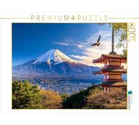 CALVENDO Puzzle Fuji, Japon | 1000 pièces Taille de la Pose 64 x 48 cm Puzzle Photo pour des Heures heureuses