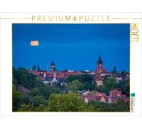 CALVENDO Puzzle Full Moon Over the North Water Tower and St. Paul's Church | 100