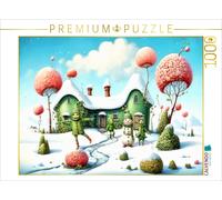 CALVENDO Puzzle Fun in the snow | 1000 pieces, finished size 25.2 × 18.9 in (64