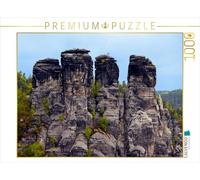 CALVENDO Puzzle Gansfelsen im Elbsandsteingebirge 1000 Teile Puzzle quer 1000 Pieces 64 x 48 cm from Veronika Rix