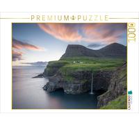 CALVENDO Puzzle Gásadalur, Vágar, Faroe Islands | 1000 pieces, finished size 25.