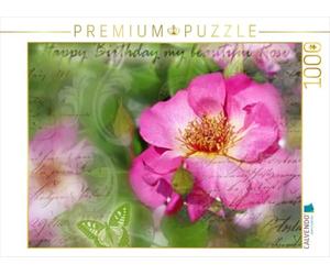 CALVENDO Puzzle Geburtstagsgruß an Rose 1000 Teile Puzzle quer 1000 Pieces 64 x 48 cm from Christine Brendle-Behnisch Müller