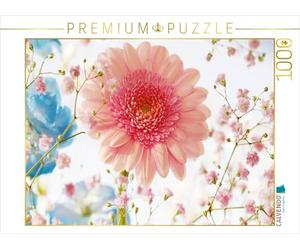 CALVENDO Puzzle Gerbera und Schleierkraut 1000 Teile Puzzle quer 1000 Pieces 64 x 48 cm from Gisela Kruse