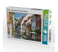 CALVENDO Puzzle Gerberau mit Gewerbebach in Freiburg im Breisgau 1000 Teile Puzzle quer 1000 Pieces 64 x 48 cm from Jürgen Wöhlke
