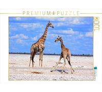 CALVENDO Puzzle Girafes d'Etosha 1000 Pieces 64 x 48 cm from Eduard Tkocz