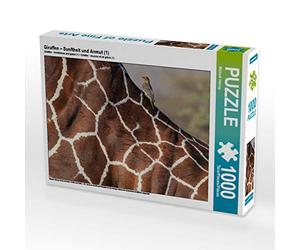 CALVENDO Puzzle Girafes - Douceur et grâce (1) 1000 Pieces 64 x 48 cm from Michael Herzog